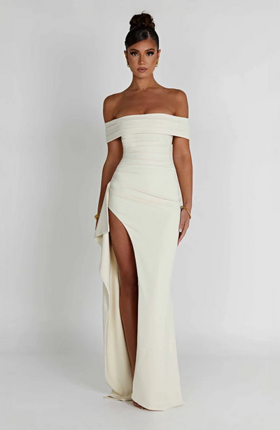 Robe Maxi Sculptée de Luxe L’atelier D’amélie