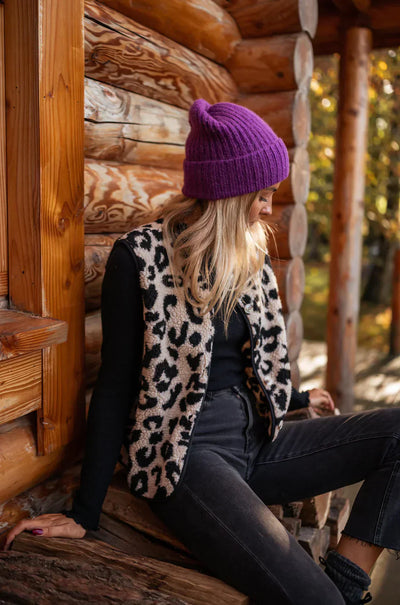 Leana | Gilet Léopard