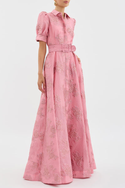 Rebecca - Robe courte avec manches bouffantes
