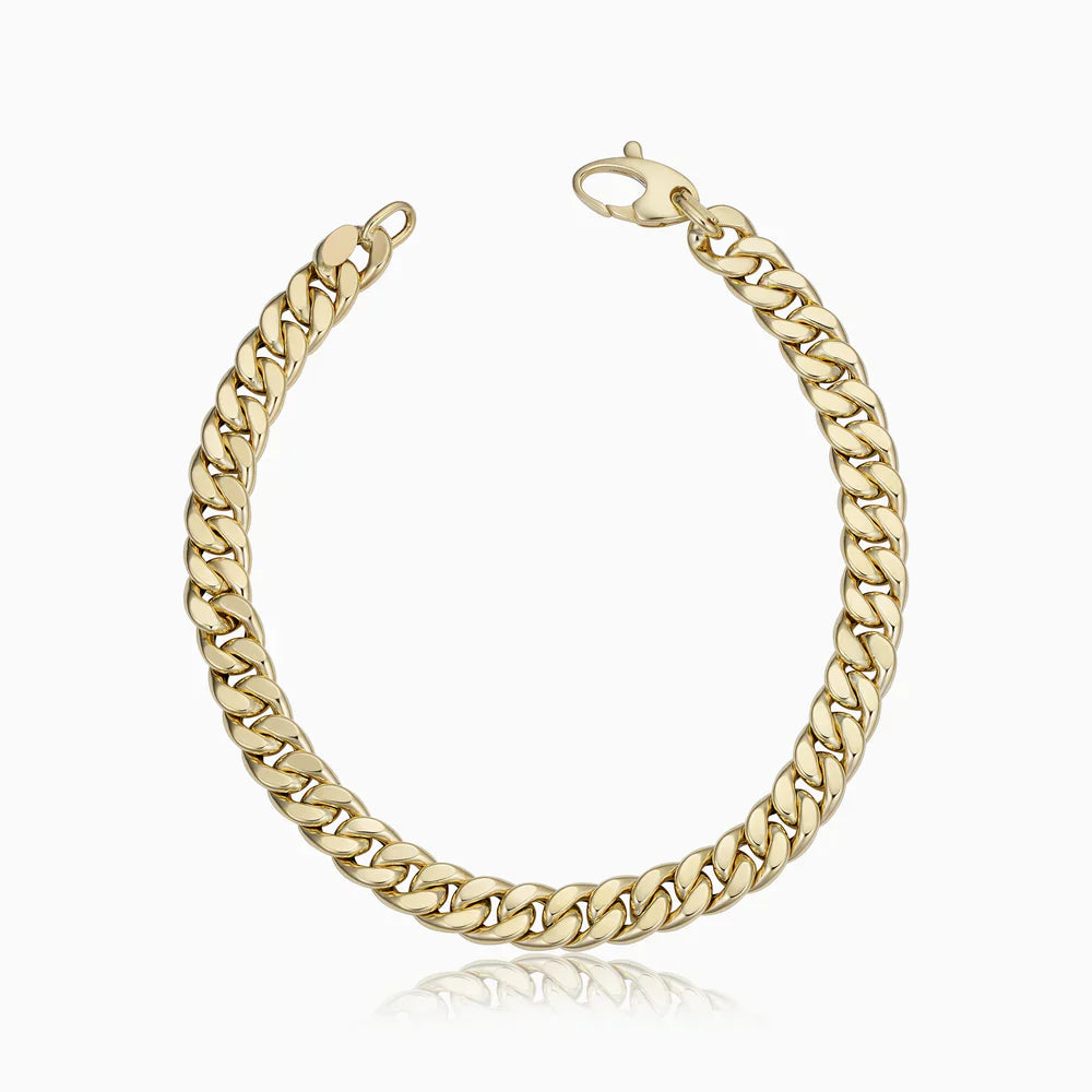 Bracelet cubain Été | Or
