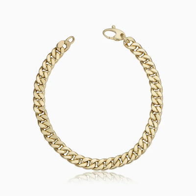 Bracelet cubain Été | Or