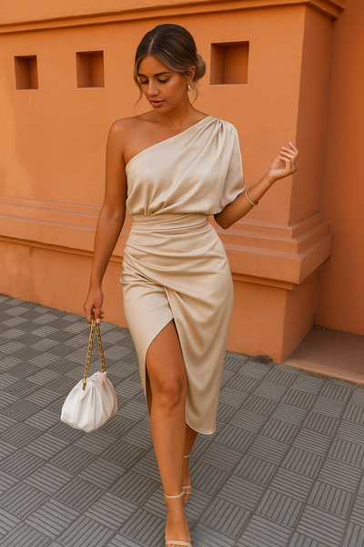 Dhalia | Robe asymétrique élégante