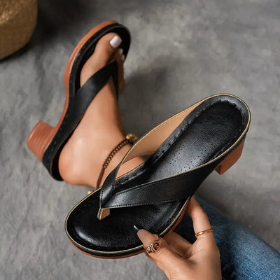 Aurelia | Sandales ultra confortables à talon épais