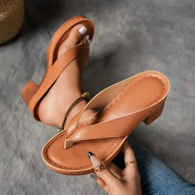 Aurelia | Sandales ultra confortables à talon épais