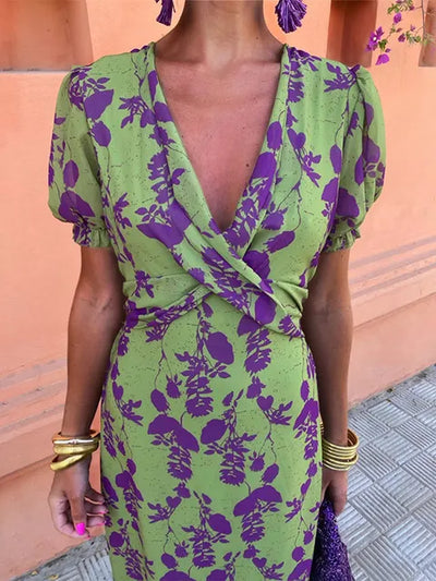 Melys | Robe élégante imprimée