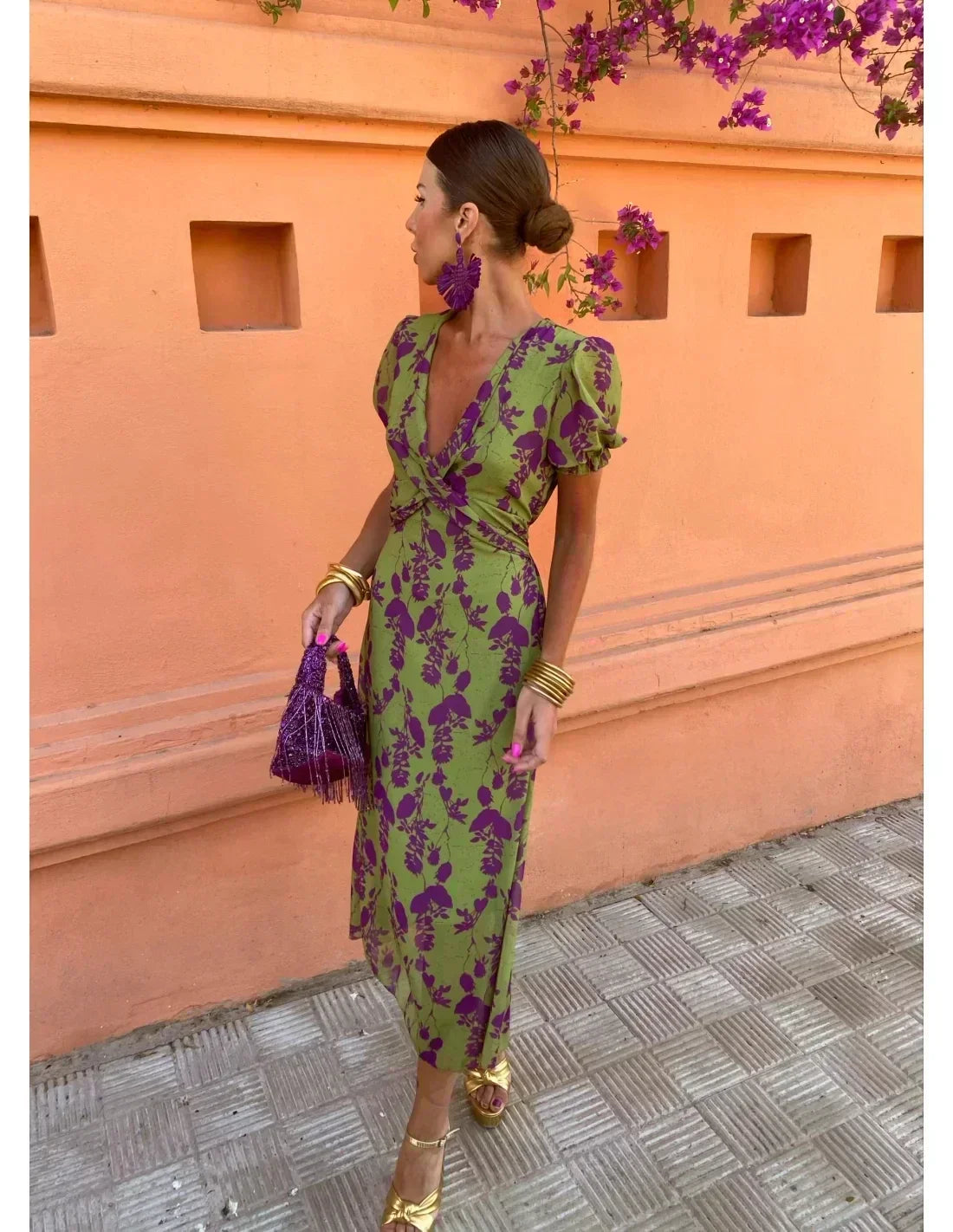 Melys | Robe élégante imprimée