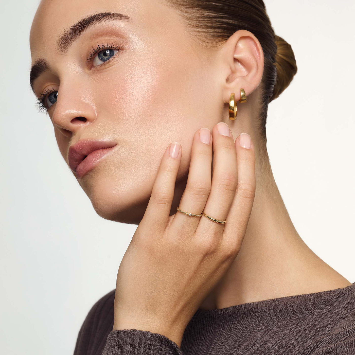 Anello Slim Dome | Or