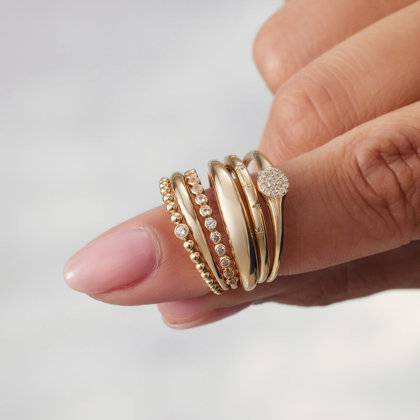 Bague Midi Dôme | Or