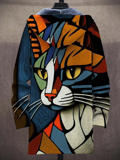 Elouera | Veste en tricot luxueuse inspirée de l'art