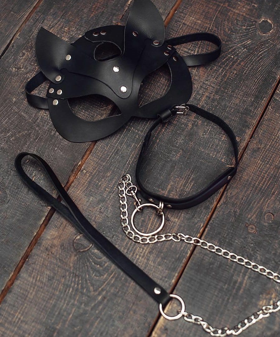 Ensemble Doux de Kitty de Leony (Masque + Choker)