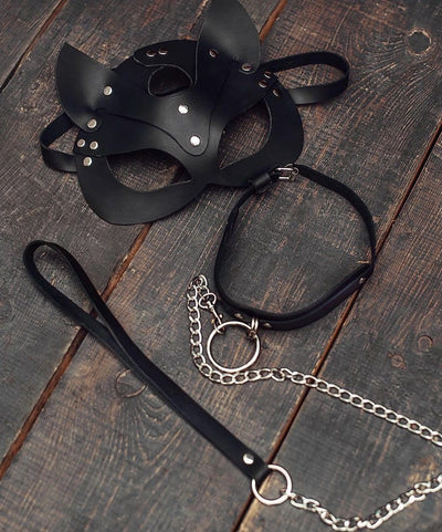 Ensemble Doux de Kitty de Leony (Masque + Choker)