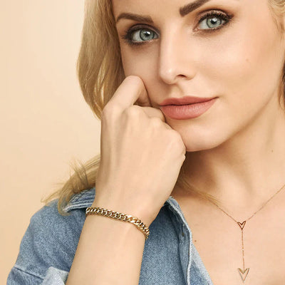 Bracelet cubain Été | Or