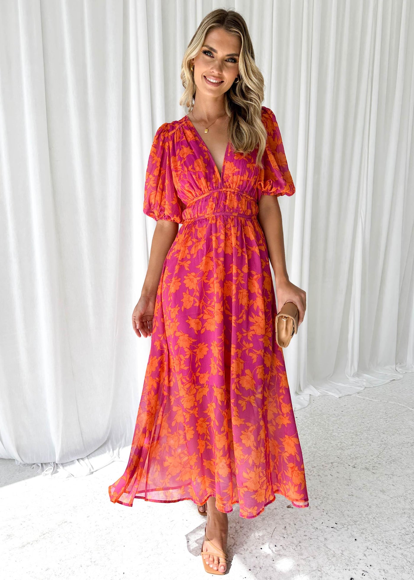 Clara | Robe longue printanière