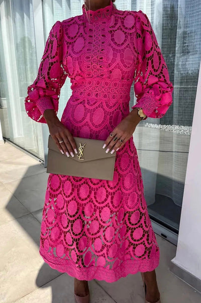Amy | Robe en Dentelle Élégante