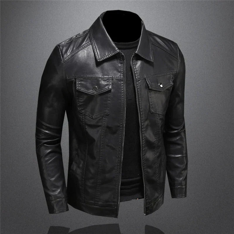 Veste en cuir Alessandro