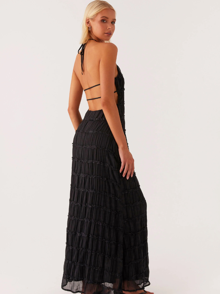 Tansy | Robe Longue à Texture Sculptée