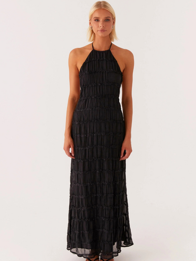 Tansy | Robe Longue à Texture Sculptée