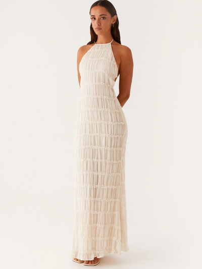 Tansy | Robe Longue à Texture Sculptée