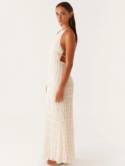 Tansy | Robe Longue à Texture Sculptée