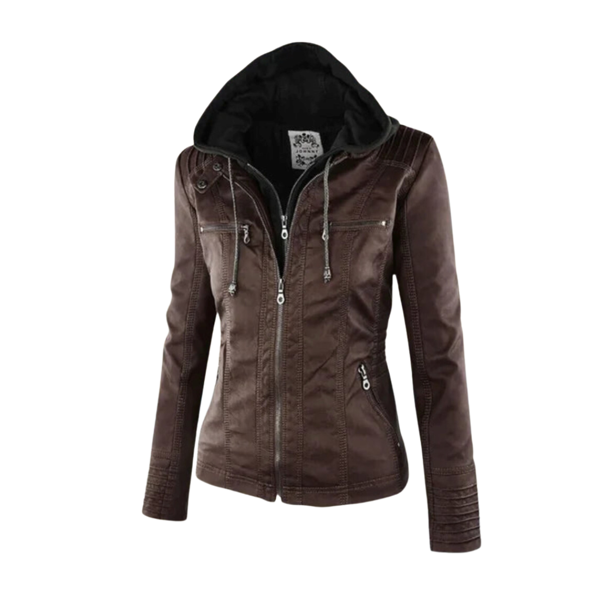 Livia - Veste en cuir élégante