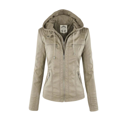 Livia - Veste en cuir élégante