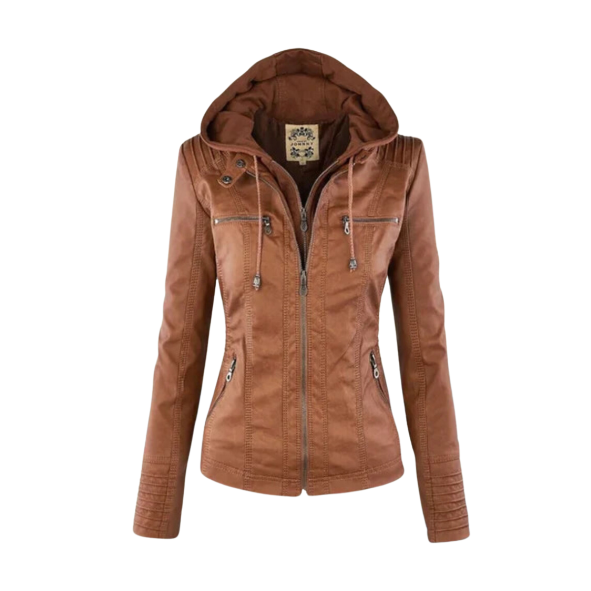 Livia - Veste en cuir élégante