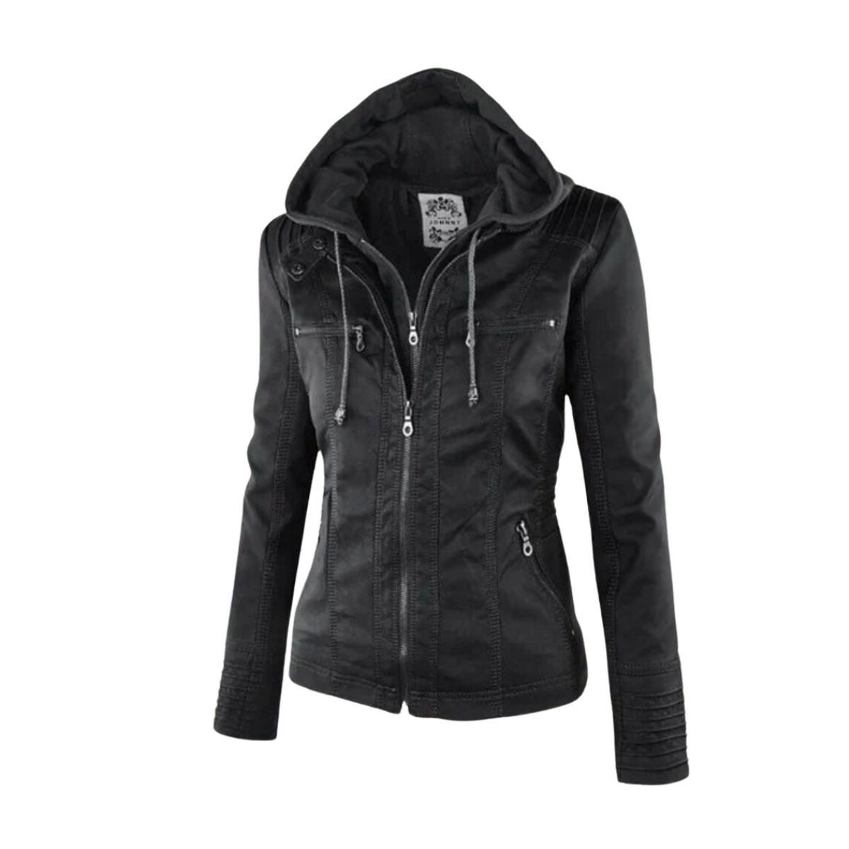 Livia - Veste en cuir élégante