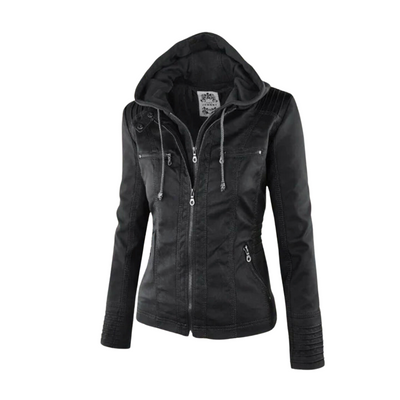Livia - Veste en cuir élégante