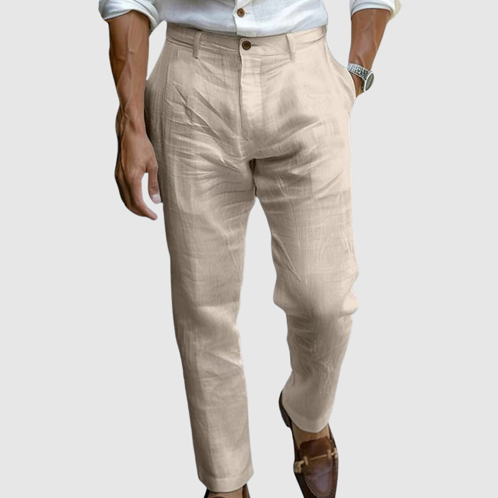 Moretti | Pantalons en Lin Léger