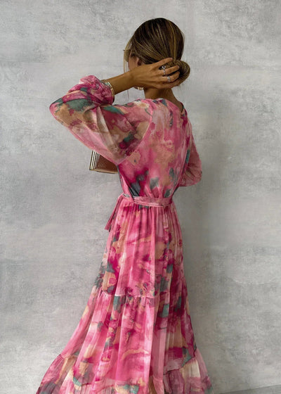 Meli | robe enveloppante à motif floral
