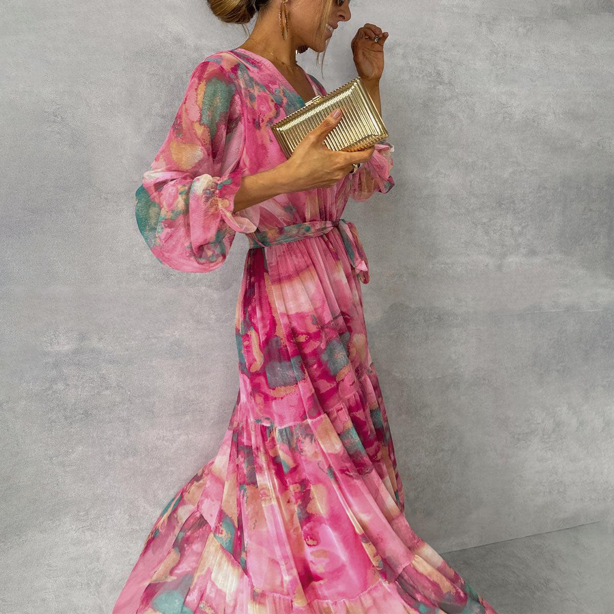 Meli | robe enveloppante à motif floral