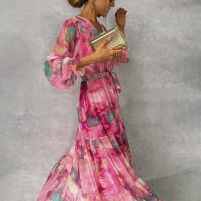 Meli | robe enveloppante à motif floral