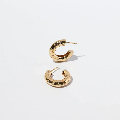 Boucles d'oreilles créoles Cosmic | Or
