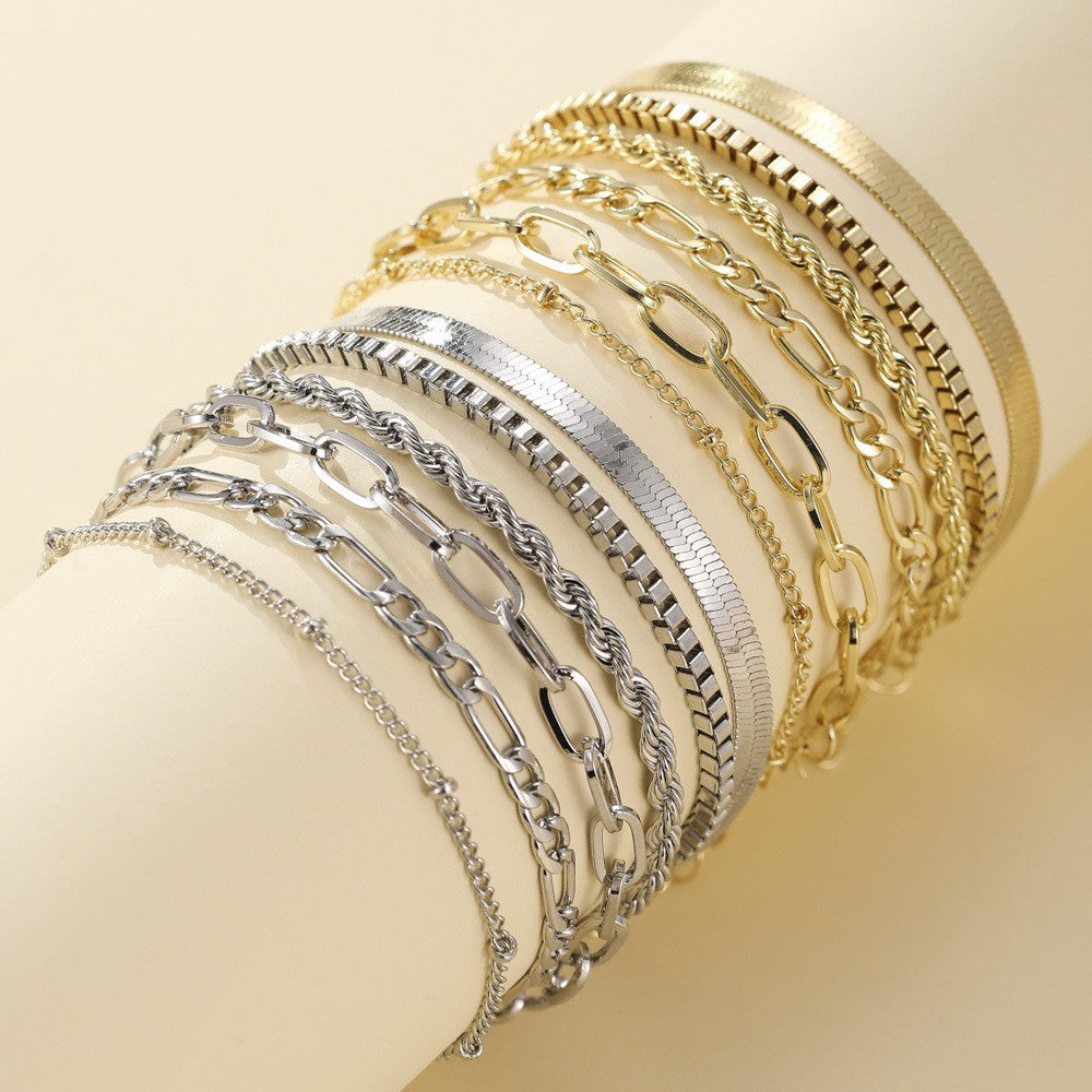 Ensemble de bracelets Ellis Renner | Or