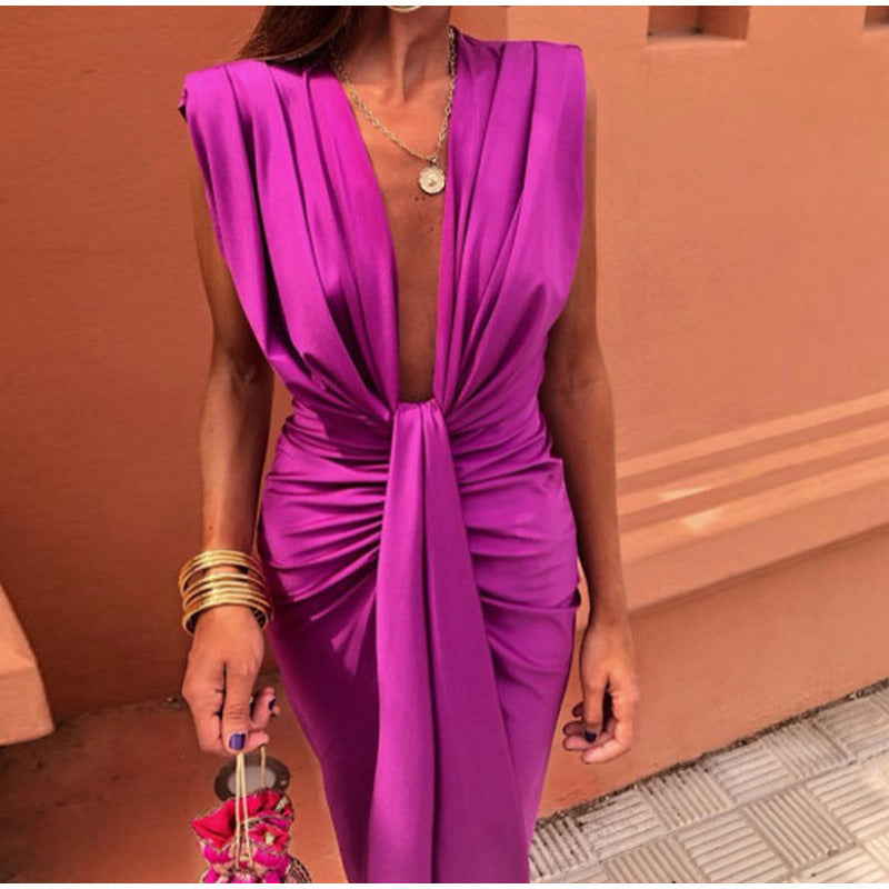 Crocetta™ | Robe Élégante Décolletée