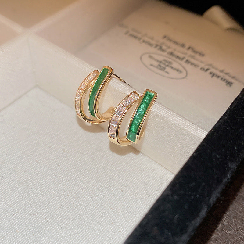 Eva | Boucles d'oreilles en or 14k Premium