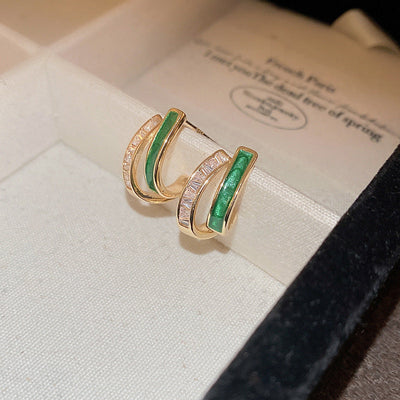 Eva | Boucles d'oreilles en or 14k Premium