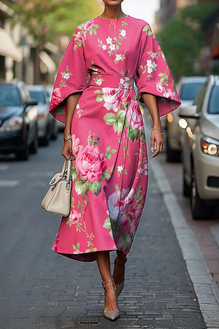 Melody | Robe Élégante à Col Rond