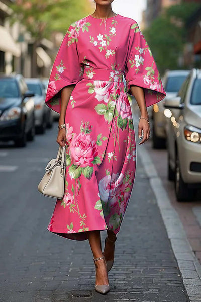 Melody | Robe Élégante à Col Rond