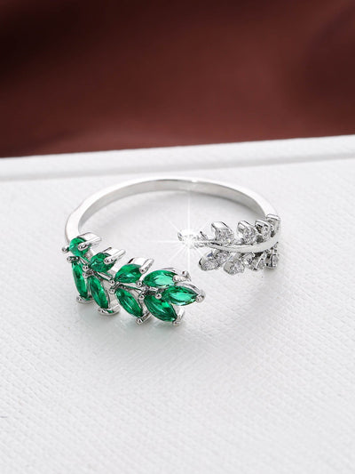 Carlotta | Bague en Or Blanc 16k Premium