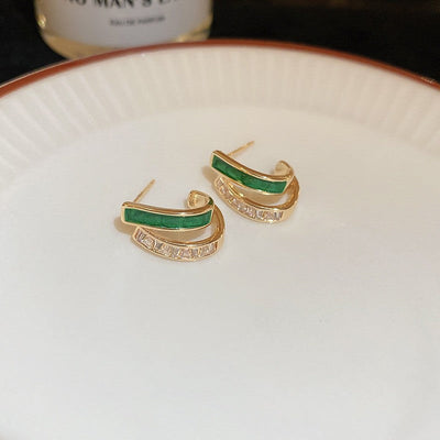 Eva | Boucles d'oreilles en or 14k Premium