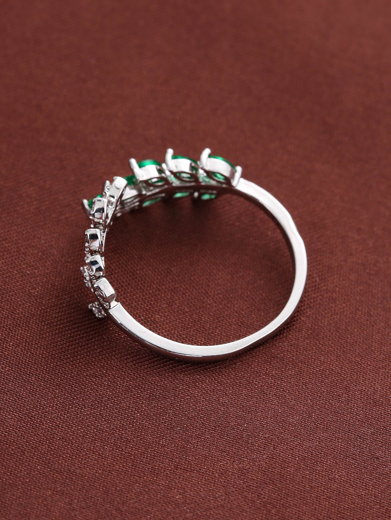 Carlotta | Bague en Or Blanc 16k Premium