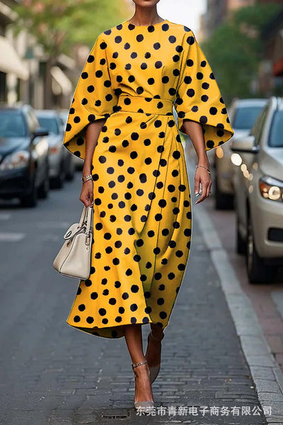 Melody | Robe Élégante à Col Rond
