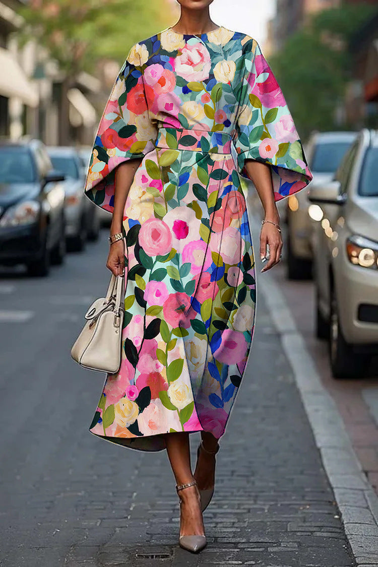 Melody | Robe Élégante à Col Rond