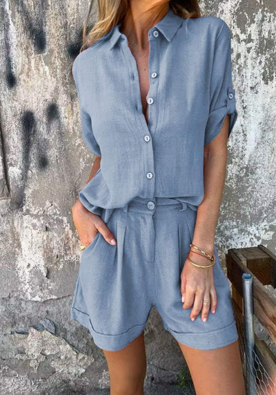 LIVIA™ | L'ENSEMBLE EN LIN AÉRIEN