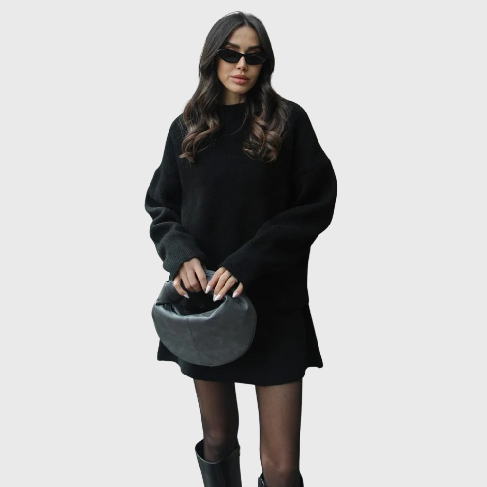 Ensemble en maille confortable