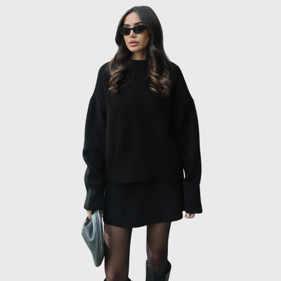 Ensemble en maille confortable