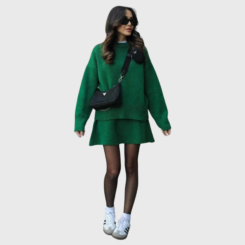 Ensemble en maille confortable