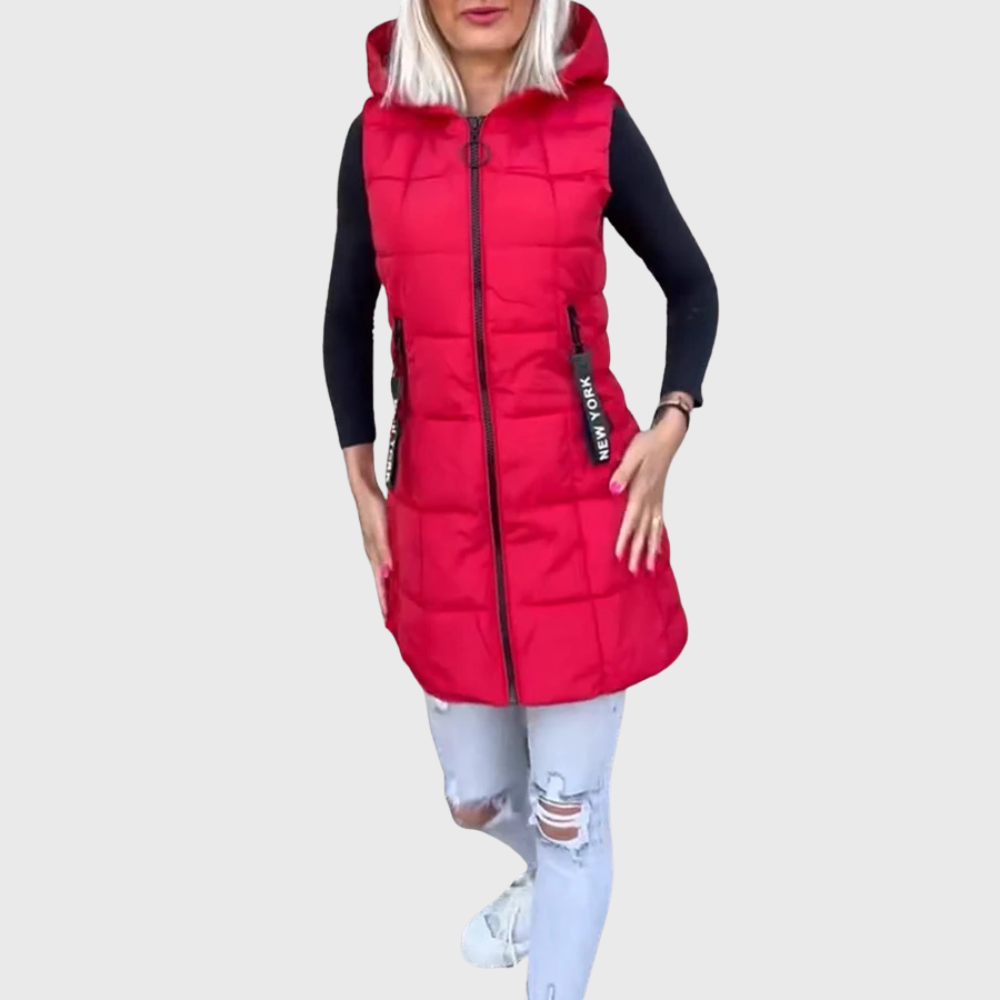 Manteau matelassé sans manches