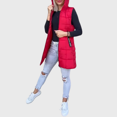 Manteau matelassé sans manches